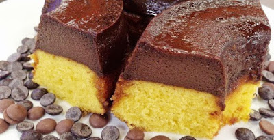 bolo cenoura pudim Bolo de cenoura com pudim de chocolate Receita da Mama - Receitas Caseiras